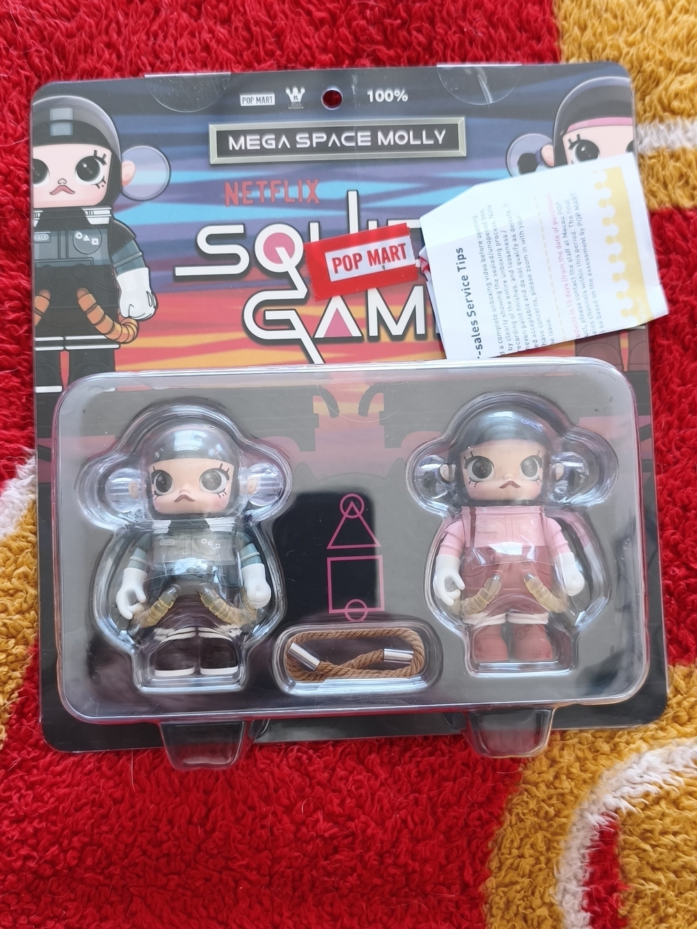 Netflix Squid game Mega Space Molly 100% Twin Figure Set